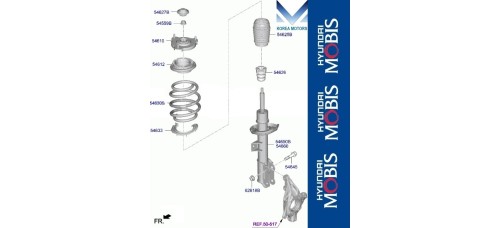 MOBIS FRONT SHOCK ABSORBERS FOR KIA SPORTAGE 2021-24